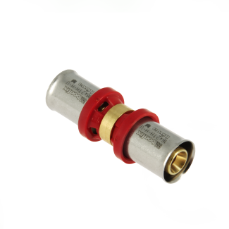 Bonfix Alu-Press gerade Kupplung | 16 x 16