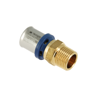 Bonfix Außengewinde x Alu-Press Anschlussstück | 3/4 x 20