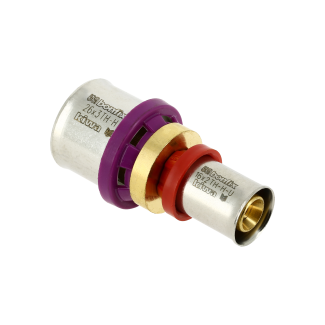 Bonfix Alu-Press gerade Übergangskupplung | 26 x 16