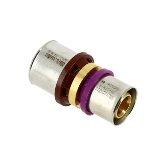 Bonfix Alu-Press gerade Übergangskupplung | 32 x 26