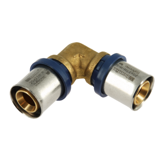 Bonfix Alu-Press Winkelkupplung | 20 x 20