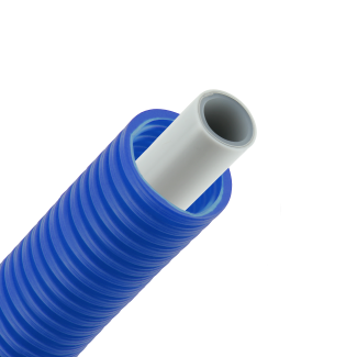 Bonfix Alu-Press Mehrschichtverbundrohr mit mantel | Blau | 20 x 2.0 | Rolle 50 meter