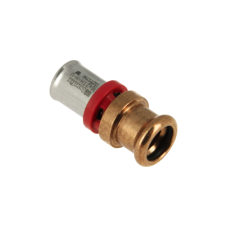 Bonfix Alu-Press x M-Press gerade Übergangskupplung | 16 x 15