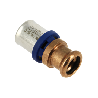 Bonfix Alu-Press x M-Press gerade Übergangskupplung | 20 x 15