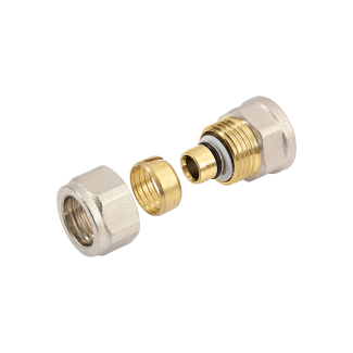 Bonfix Innengewinde x Alu-Klemm Muffe | 1/2 x 18