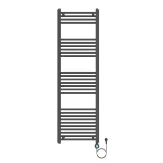 160x50 cm - Ecorad E-Smart Wifi - 700 Watt - Matt Schwarz - Programmierbarer Elektrischer Heizkörper