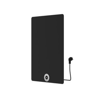 70x50 cm - Elektrisches Vertikal-Flachpaneel - Matt Schwarz - 300 Watt