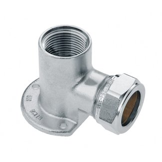 Bonfix verzinnt Innengewinde x Klemm Wandplatte | 3/4 x 22