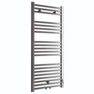 140x60 cm - 900 Watt - Ecorad Badheizkörper - Chrom - Universal-6 Anschlüsse