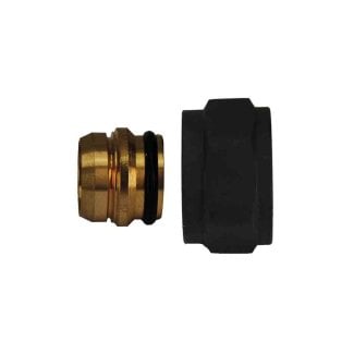 Adapter Eurokonus auf 15 mm Klemm, Matt Schwarz