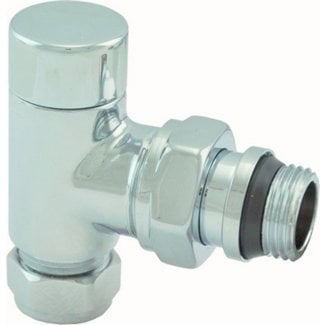 Luxus Regel-T-Stück 1/2" x 15 mm (M22) Klemm, winklig, Chrom