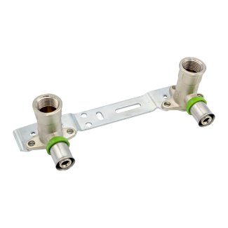 HS Innengewinde x Press Montageplatte (2 Stk. Press-Wandwinkel) | 1/2 x 16 | 40 mm