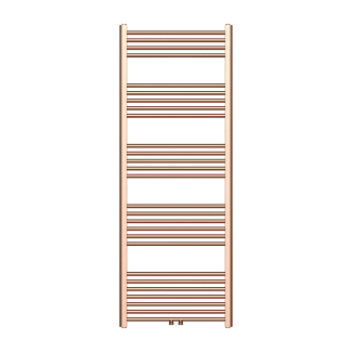 160x60 cm - 1050 Watt - Ecorad Badheizkörper - Gebürstetes Kupfer - Universal-6 Anschlüsse