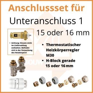 Eco 8 Thermostatisches Anschlussset 1