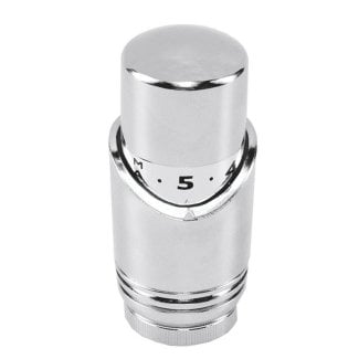 Luxuriöser Thermostatkopf M30, Chrom