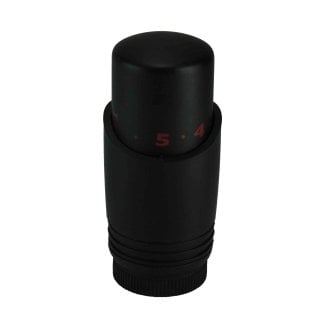 Luxus Thermostatkopf M30, Matt Schwarz