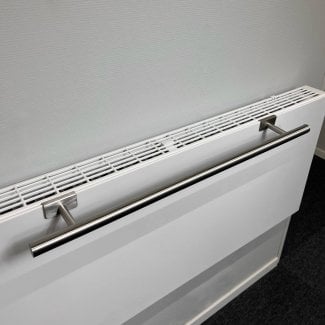 BSXL Handtuchhalter 400 mm für Heizkörper – Obenbefestigung Edelstahl