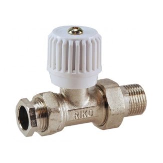 Standard-Heizkörperventil Durchgangsform 15mm x 1/2''