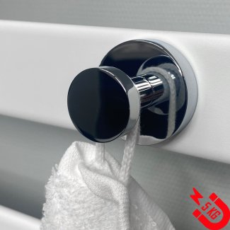 BSXL Magneet-Line Chrom – Magnetischer Einzelhaken – großer Knopf