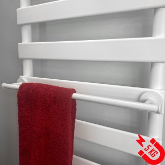 BSXL Magneet-Line Weiß – Magnetischer Handtuchhalter 660 mm