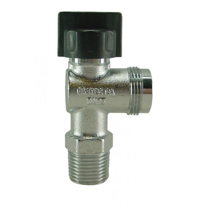 Riko Gasanschlussventil Gastec 1/2" x M24 winklig