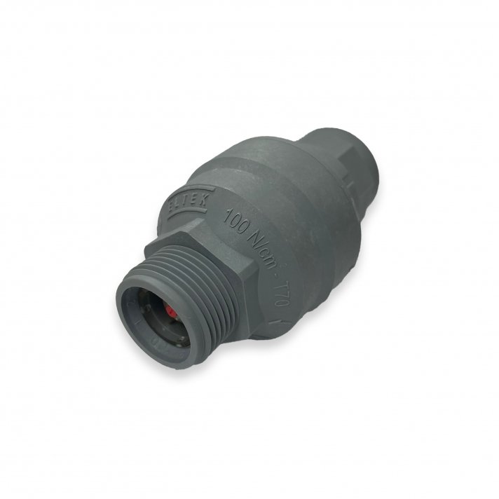 Riko Wasserstopp 3/4 Innengewinde x 3/4 Außengewinde Grau