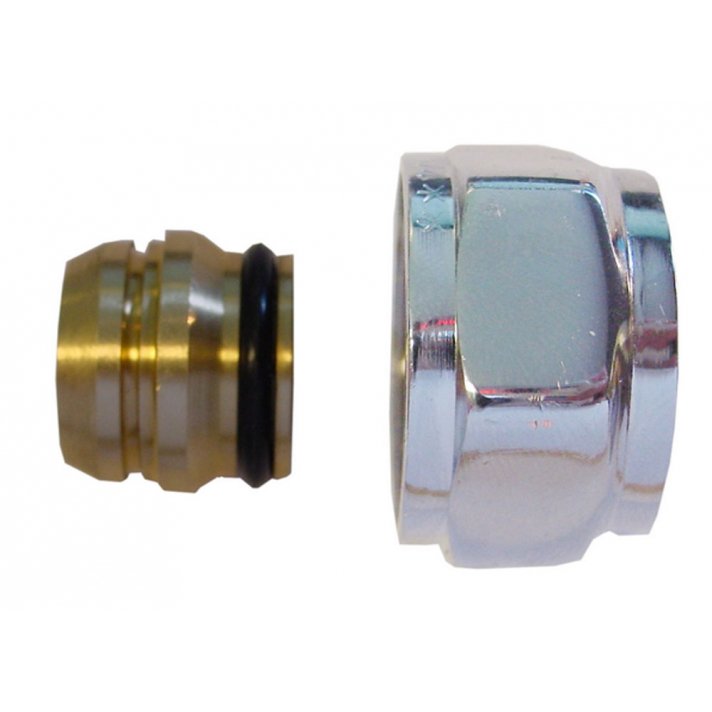 Adapter Eurokonus auf 15 mm Klemmring, Chrom