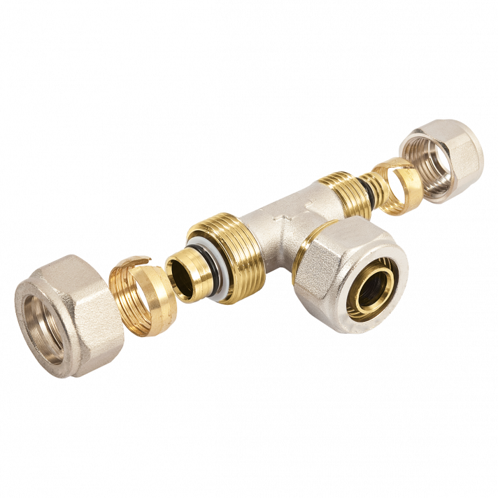 Bonfix Alu-Klemm T-Stück reduziert | 20 x 16 x 20