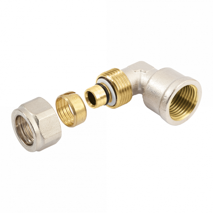Bonfix Innengewinde x Alu-Klemm Winkelstück | 1 x 25