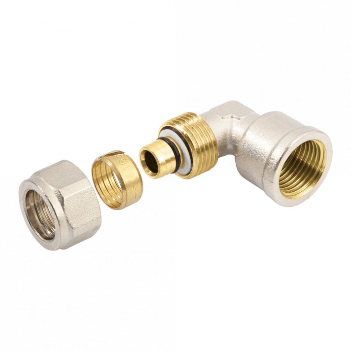Bonfix Innengewinde x Alu-Klemm Winkelstück | 1 x 26