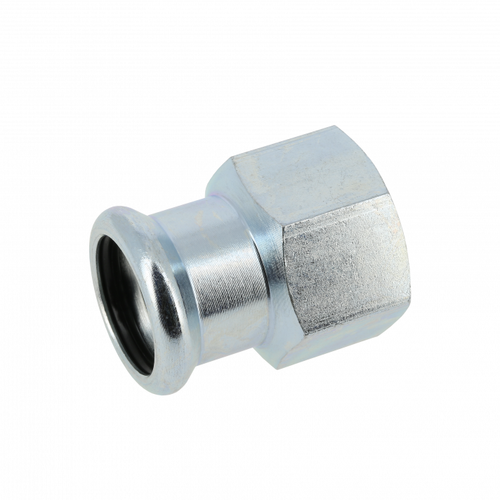 Bonfix Stahlverzinkt Innengewinde x Press Muffe (Heizung) | 1/2 x 28