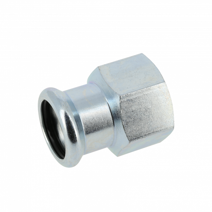 Bonfix Stahlverzinkt Innengewinde x Press Muffe (Heizung) | 1 1/4 x 35
