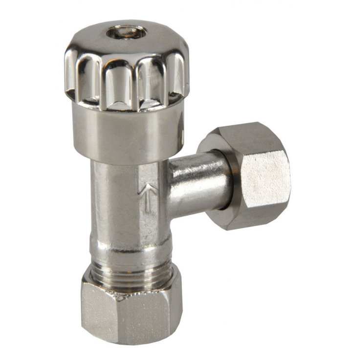 Riko Eckventil 3/8 x 12 mm Klemm, Chrom