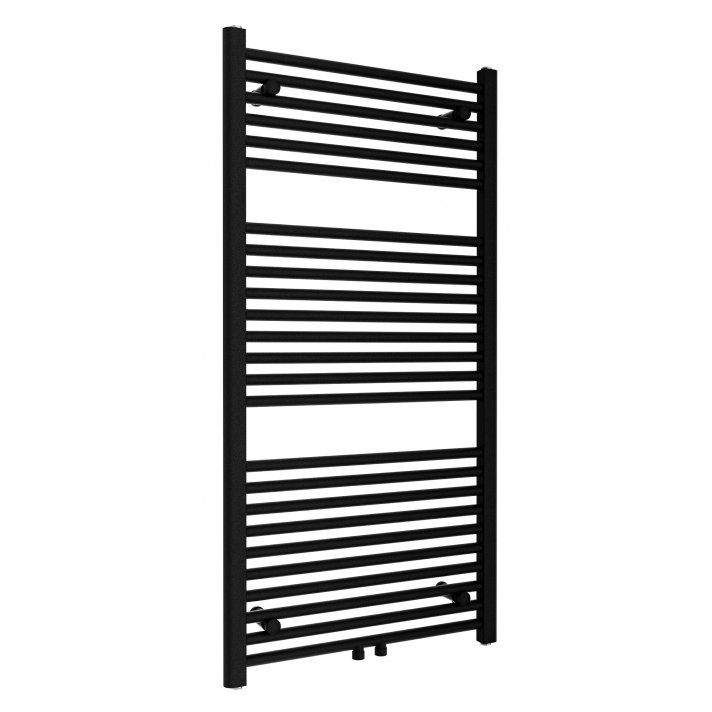 Best-Design Zero-Black Handtuchheizkörper Schwarz 729 W 1200x600