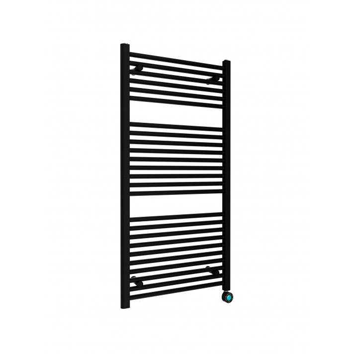 Best-Design Senden-Black Elektrischer Handtuchheizkörper Schwarz 640 W 1200x600