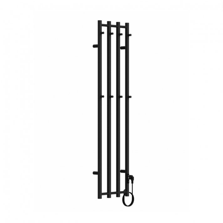 Best-Design Velten-Black Elektrischer Designheizkörper 250W 1405 x 346 matt-schwarz
