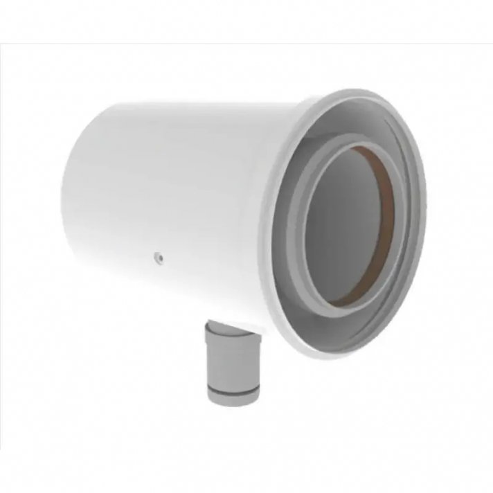 TwinSafe Kondensatablauf Ø60/100 mm Konzentrisch Weiß PP