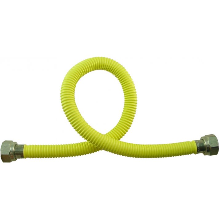 Riko Edelstahl-Gasschlauchset Gastec M24 80 cm