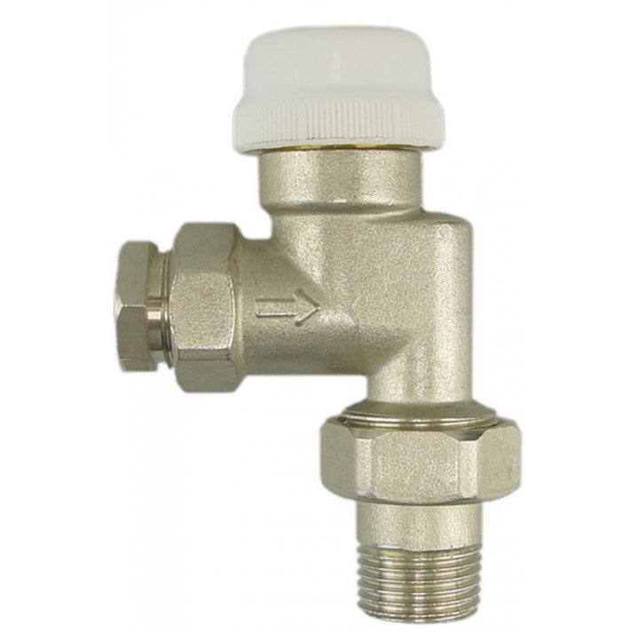 Thermostatventil ohne Kopf 1/2", axial, inkl. Adapter