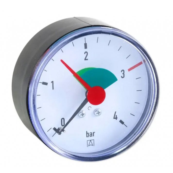 Afriso Manometer 0–4 bar Unterseitig 1/4" Ø63 mm
