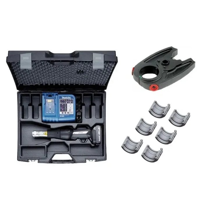 Bonfix Akku-Pressmaschine Set M-BMINI-2 (Presszange, 18V Ladegerät, 18V Akku, Koffer) (16, 20, 26 mm)