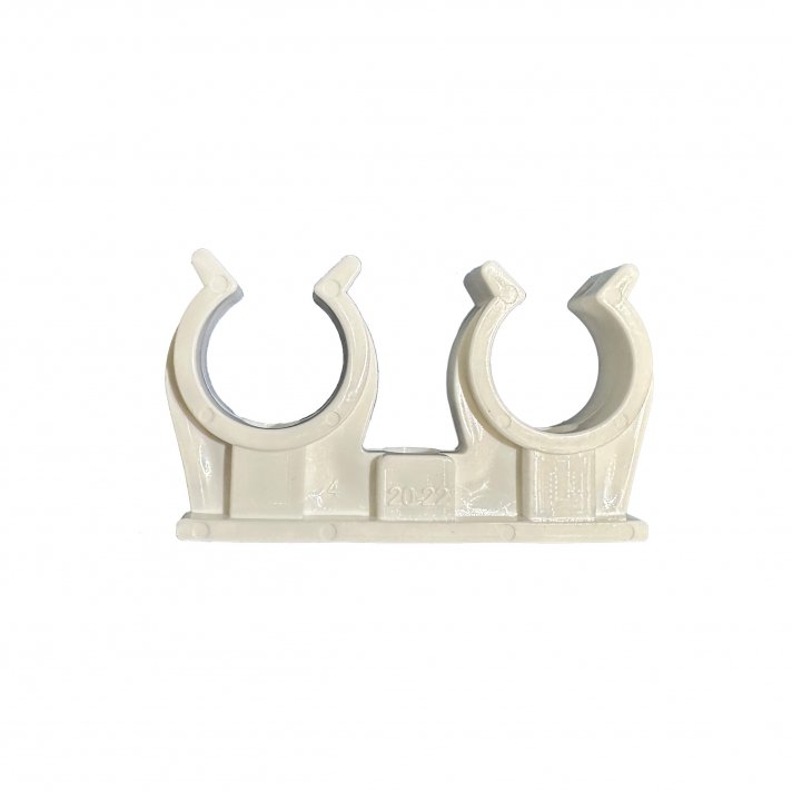 Riko Klemmhalterung 22 mm Doppel – 8 Stück