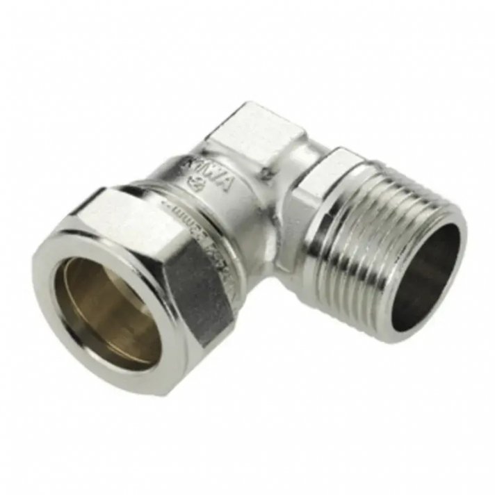 Bonfix Eckarmatur 15 mm x 3/8" mit Schraubanschluss