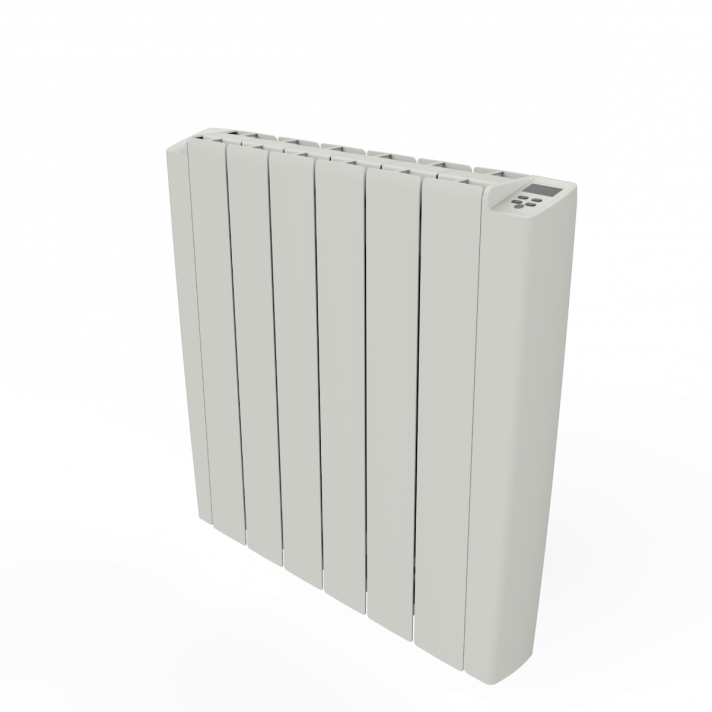 580x1080 - 2000W | Aluminium-Wandheizkörper Weiß + Fernbedienung