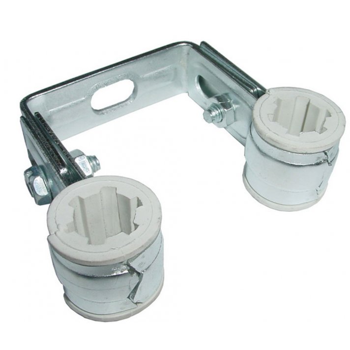 Riko Heizungsbügel Doppelt Verzinkt + Einlage 22 mm