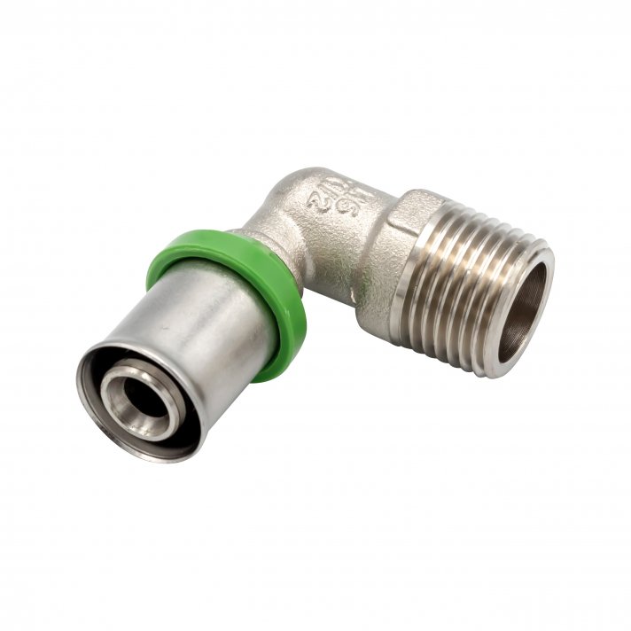 HS Außengewinde x Pressfitting-Winkel | 1/2 x 16