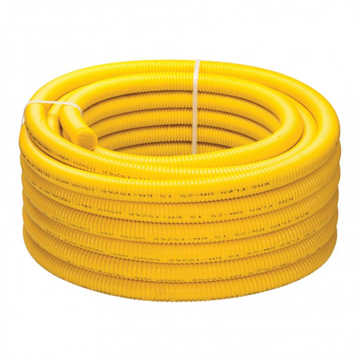 Flexible Inox-Gasleitung mit Mantel DN15 x 15 m