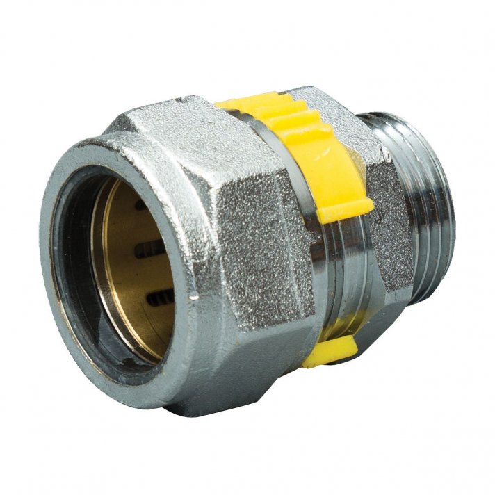 Gaskupplung PLT gerade 3/4" Außengewinde x DN25