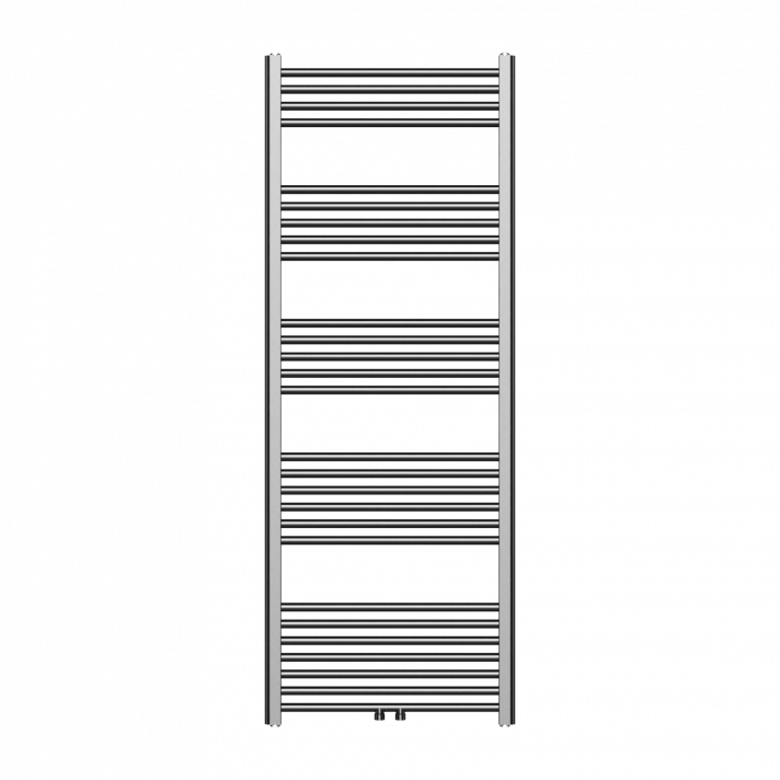 1600x600 557 Watt | Handtuchheizkörper Gunmetal Grau Mittelanschluss