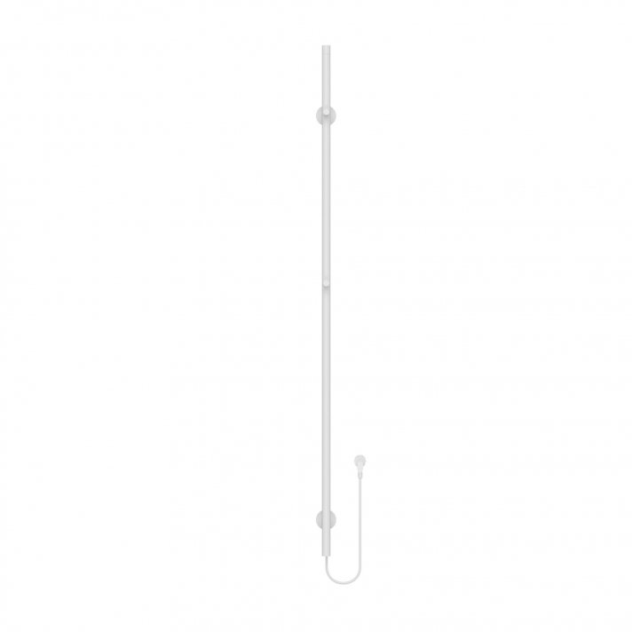 1500x63 – 120 Watt | Elektrischer Stab-Handtuchheizkörper – Weiß